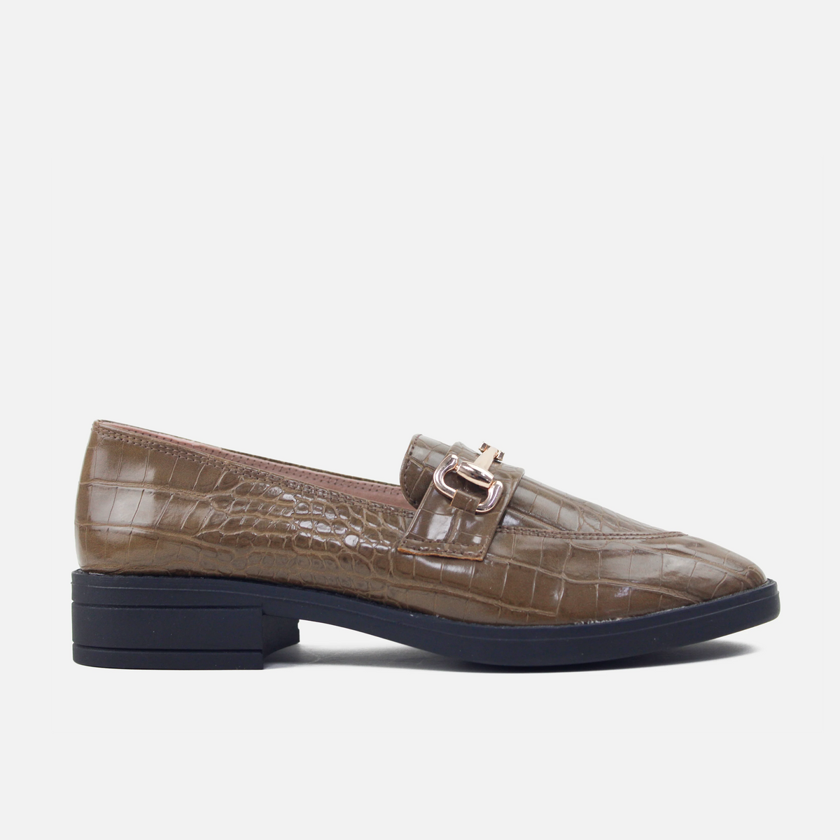 Mocasin plano valeria de sintético para mujer - Verde