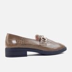 Mocasin plano valeria de sintético para mujer - Verde