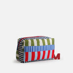 Cosmetiquera mira de textil para mujer - Rojo
