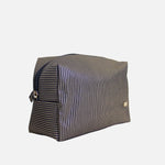 Cosmetiquera mira de cuero para mujer - Cafe