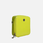 Bolso manos libres lia de cuero para mujer - Verde