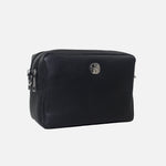 Bolso manos libres esme de cuero para mujer - Negro