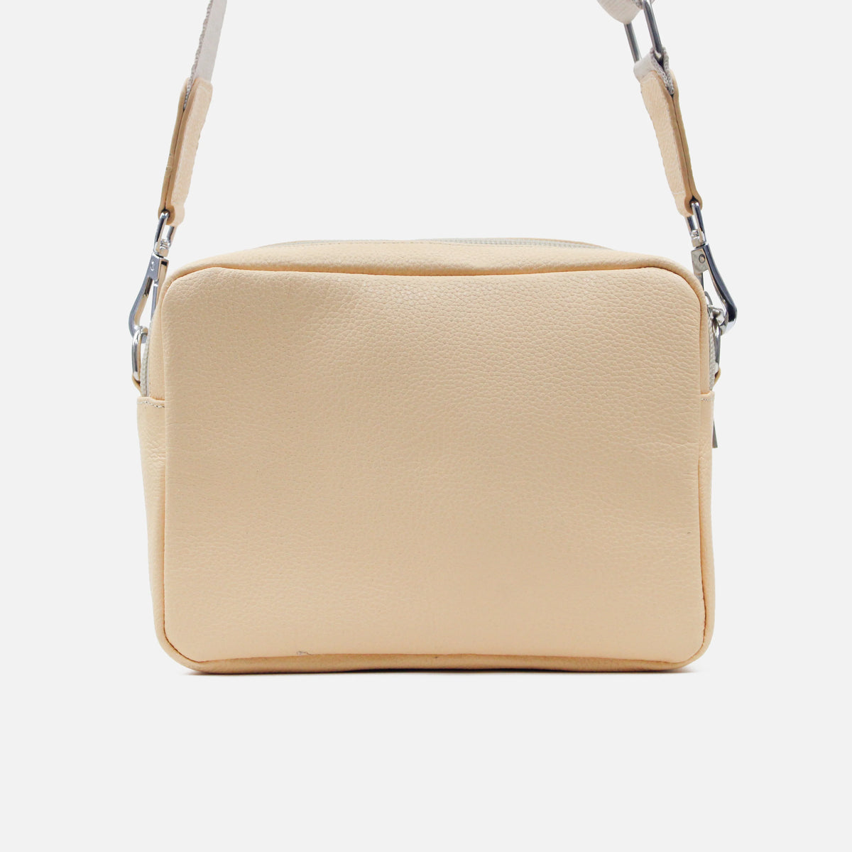 Bolso manos libres esme de cuero para mujer - Amarillo
