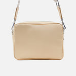 Bolso manos libres esme de cuero para mujer - Amarillo