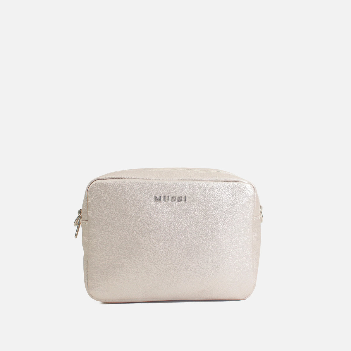 Bolso manos libres esme de cuero para mujer - Oro