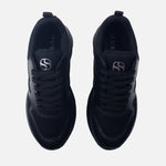 Tenis rusell de textil para hombre - Negro