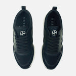 Tenis rusell de textil para hombre - Negro