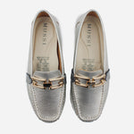 Mocasin plataforma vivienne de cuero para mujer - Fusil