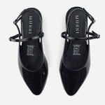 Baleta destalonada very de sintético para mujer - Negro