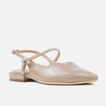 Baleta destalonada very de sintético para mujer - Nude