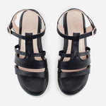 Sandalia chunky nerea de sintético para mujer - Negro