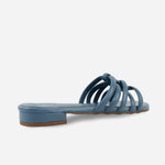 Sandalia plana sydney de sintético para mujer - Azul