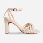 Sandalia tacon tadi de sintético para mujer - Beige