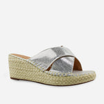 Sandalia plataforma madelaine de sintético para mujer - Plata