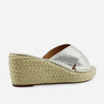 Sandalia plataforma madelaine de sintético para mujer - Plata