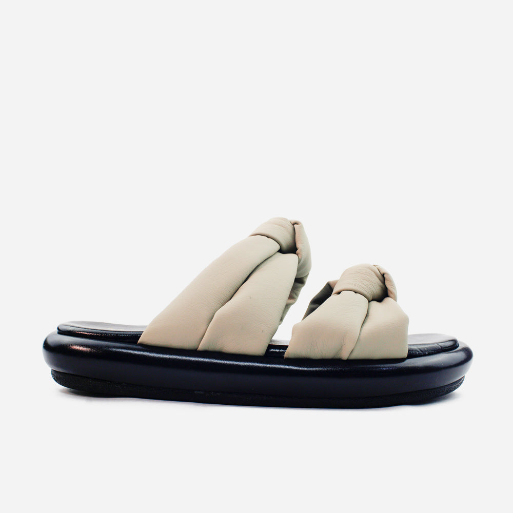 Sandalia flatform hielo de sintético para mujer - Gris