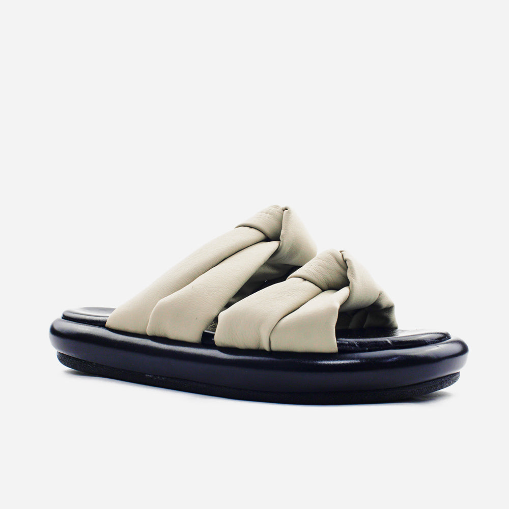 Sandalia flatform hielo de sintético para mujer - Gris