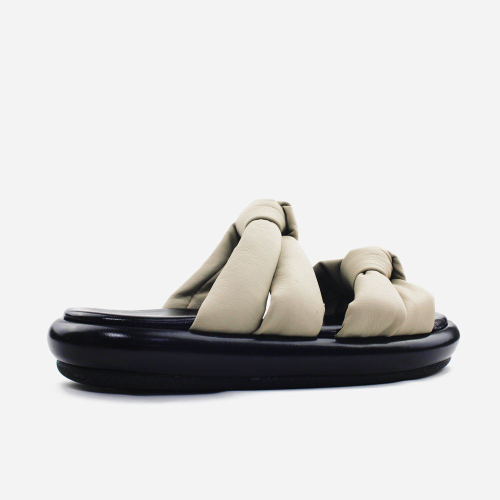 Sandalia flatform hielo de sintético para mujer - Gris