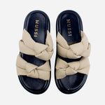 Sandalia flatform hielo de sintético para mujer - Gris