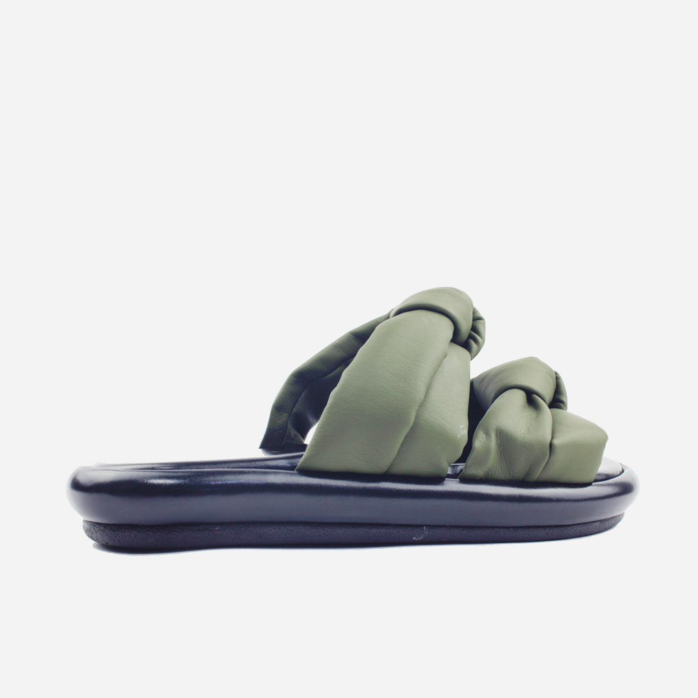 Sandalia flatform hielo de sintético para mujer - Verde