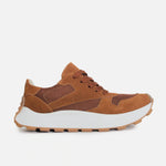 Tenis mague de cuero para mujer - Miel