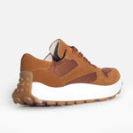 Tenis mague de cuero para mujer - Miel