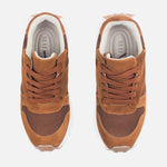 Tenis mague de cuero para mujer - Miel