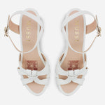 Sandalia plataforma sharon de sintético para mujer - Blanco