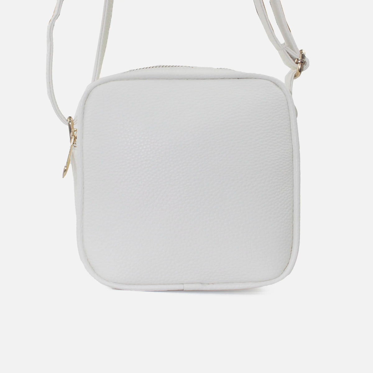 Bolso manos libres aylen de cuero para mujer - Hueso