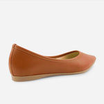 Baleta plana rosalba de sintético para mujer - Miel