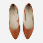 Baleta plana rosalba de sintético para mujer - Miel