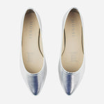 Baleta plana rosalba de sintético para mujer - Plata