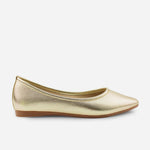Baleta plana rosalba de sintético para mujer - Oro