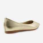 Baleta plana rosalba de sintético para mujer - Oro