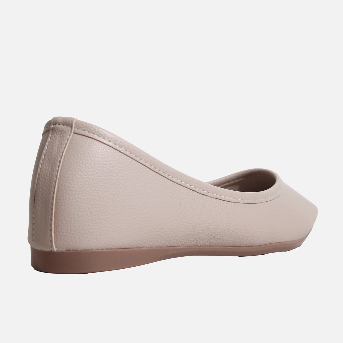 Baleta plana rosalba de sintético para mujer - Nude