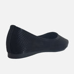 Baleta plana rosalba de sintético para mujer - Negro