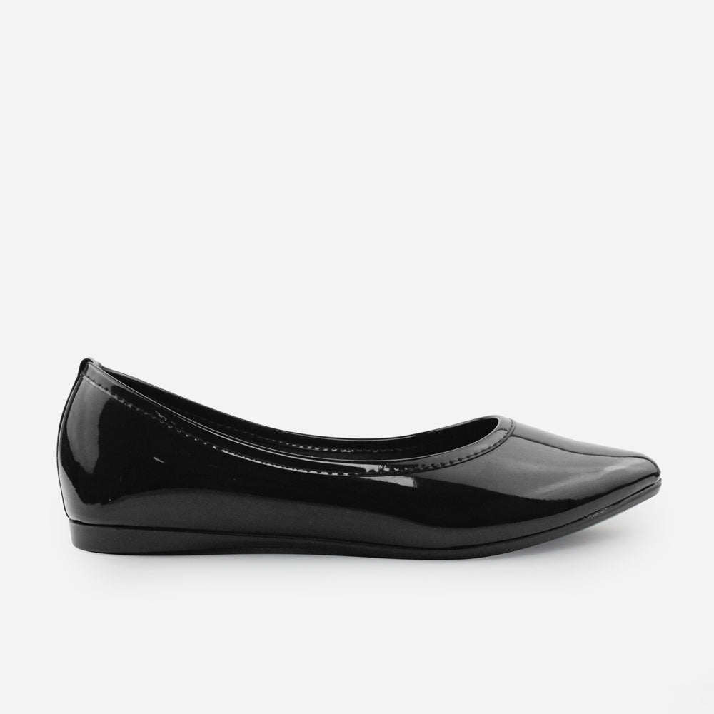 Baleta plana rosalba de sintético para mujer - Negro