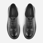 Oxford amab de cuero para mujer - Negro