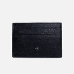 Tarjetero zuzani de cuero para mujer - Negro