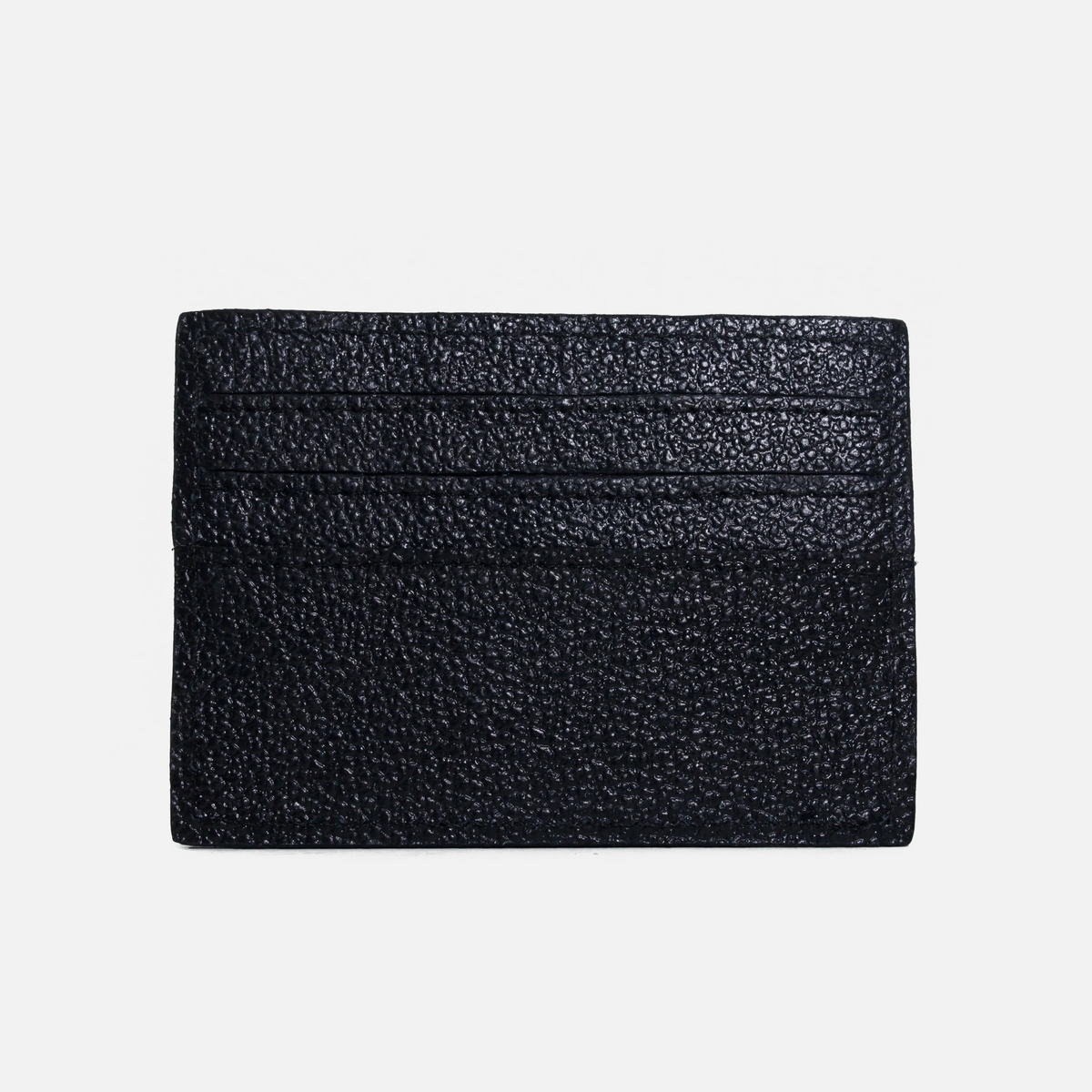 Tarjetero zuzani de cuero para mujer - Negro