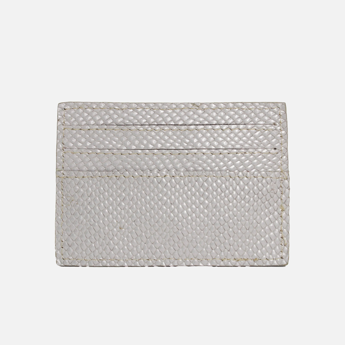 Tarjetero zuzani de cuero para mujer - Beige