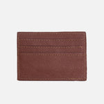 Tarjetero zuzani de cuero para mujer - Miel