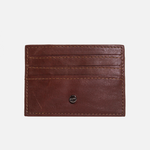 Tarjetero zuzani de cuero para mujer - Brandy