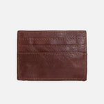 Tarjetero zuzani de cuero para mujer - Brandy