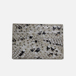 Tarjetero zuzani de cuero para mujer - Negro