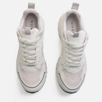 Tenis con plataforma aurea de textil para mujer - Beige