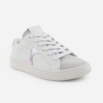 Tenis Sneakers andromeda de cuero para mujer - Morado