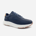 Tenis Sneakers frederick de cuero para hombre - Azul