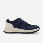 Tenis Sneakers nina de cuero para hombre - Azul