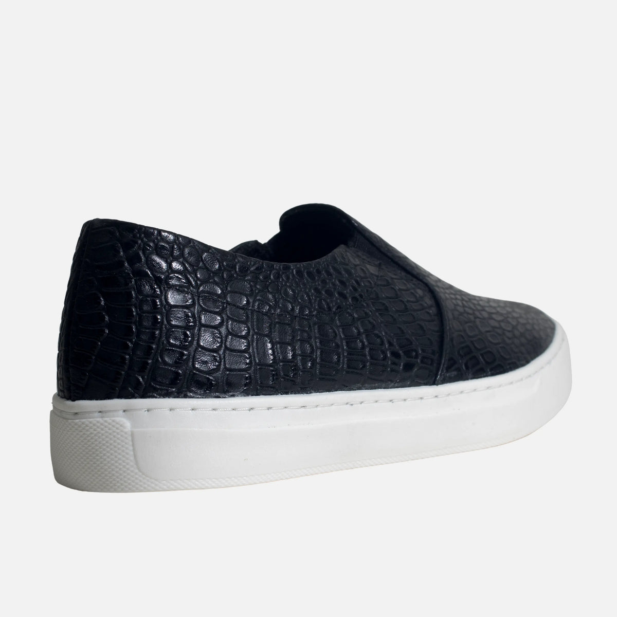 Tenis rosetta de cuero para mujer - Negro